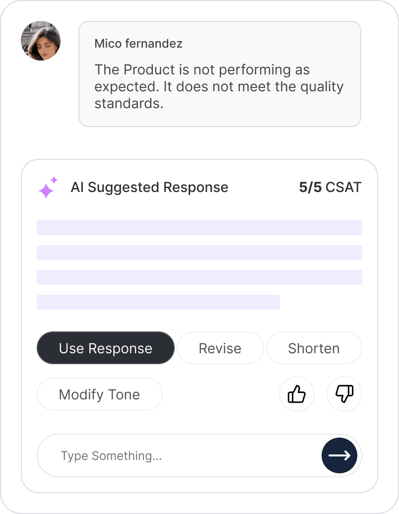 AI Assisted Support